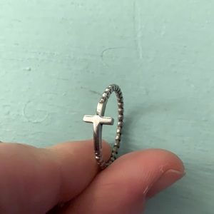 Stainless steel cross ring